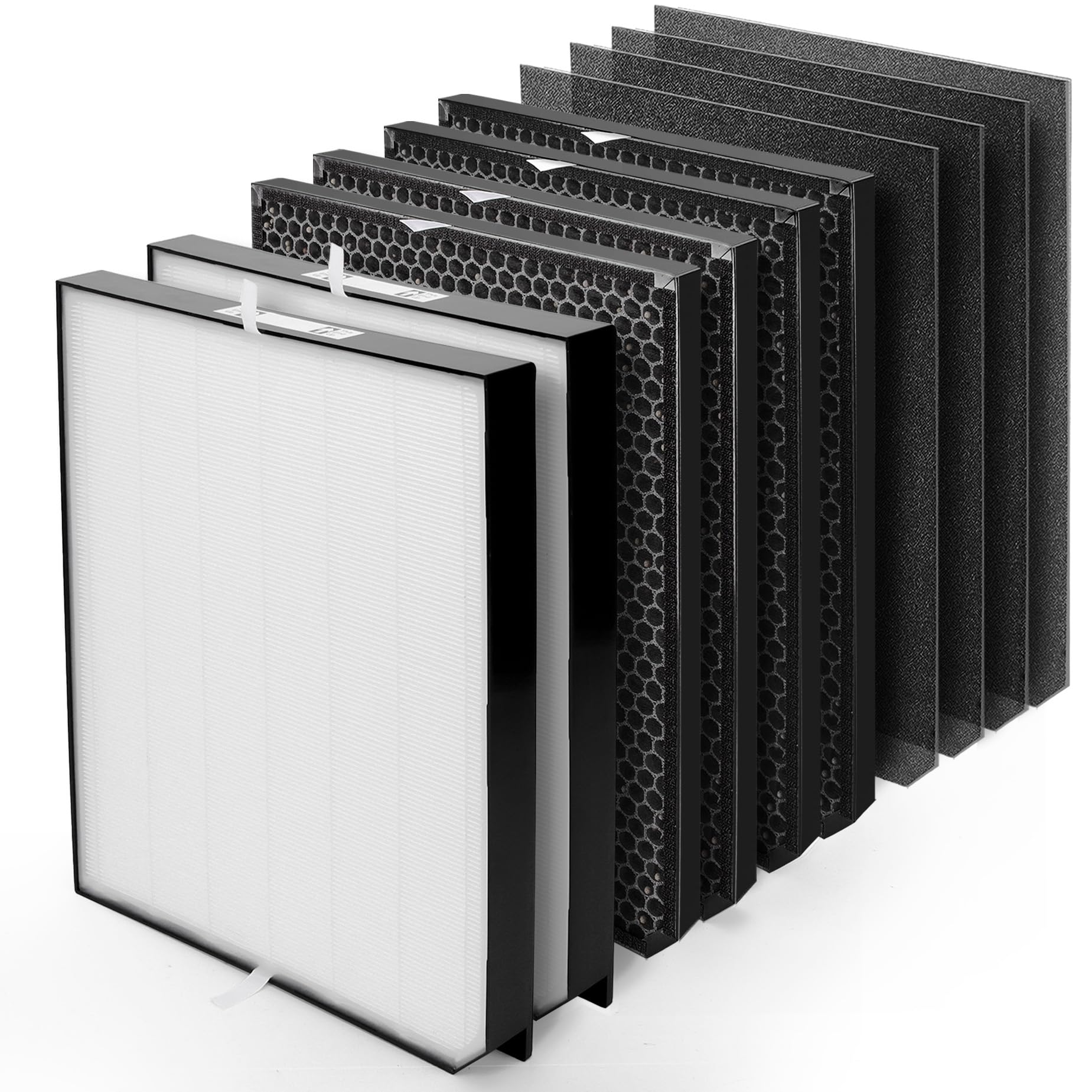 Generic 3000 Replacement Filters Compatible with AirDoctor 3000 Series Air Purifier, fits Model 3000, 3500, and 3500i, 2 HEPA + 4 Activated Carbon Filter and 4 Pre-Filters