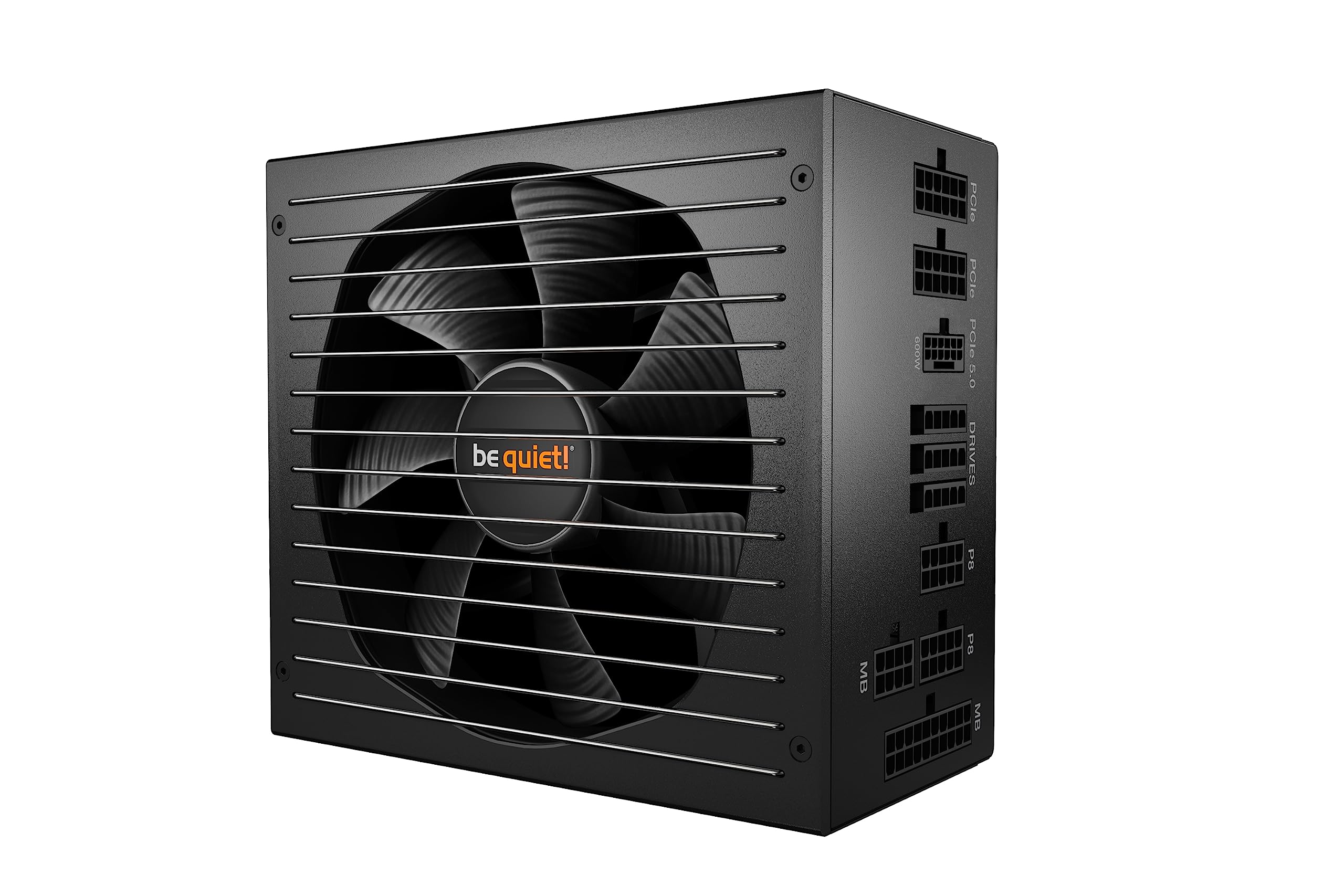 be quiet! BN514 Straight Power 12-750w Modular Power Supply | 80 Plus Platinum ATX 3.1 Compliant | for PCIe 5.0 GPUs and GPUs with 6+2 pin connectors | Silent 135mm be quiet! Fan | BN514