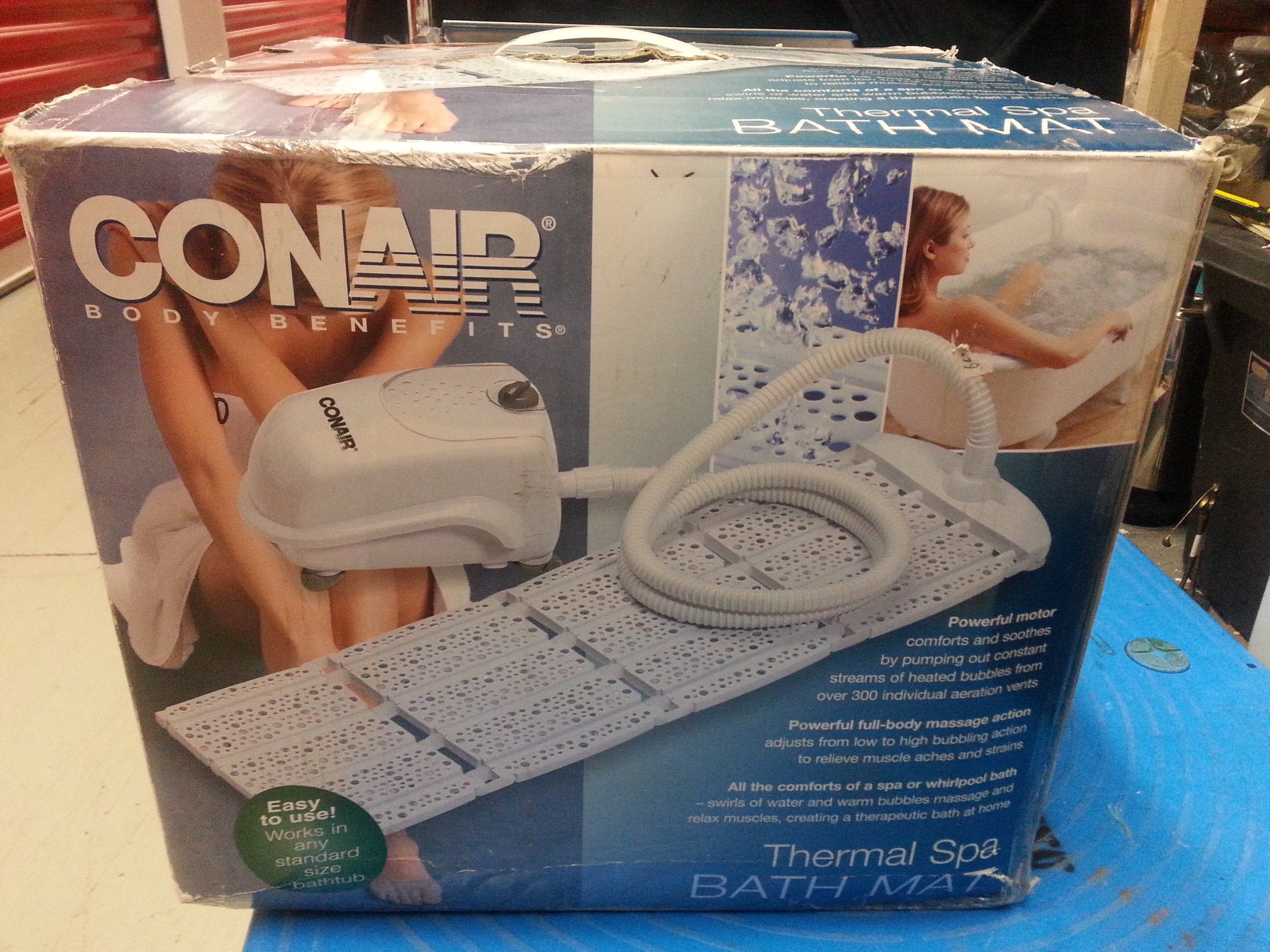Conair MBTS3 Thermal Spa Bathmat Bubble Massager