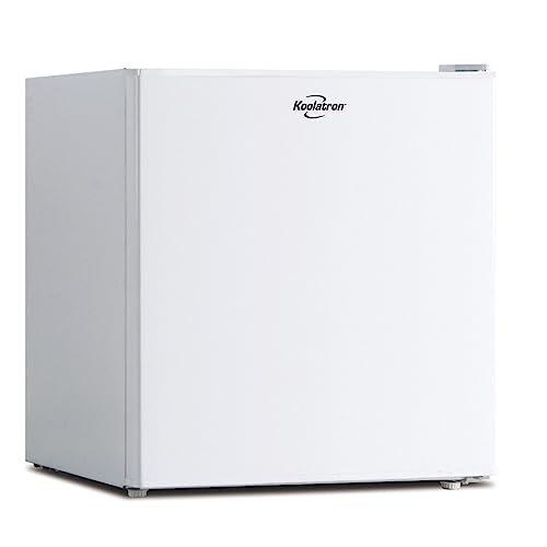 Koolatron Refrigerator - Mini Fridge With Freezer For Kitchen, Bedroom, office, Dorms, Cool Storage For Wine, Beverages, Compact Free Standing, Neveras Pequeñpara, 1.7 Cubic Feet Capacity, White