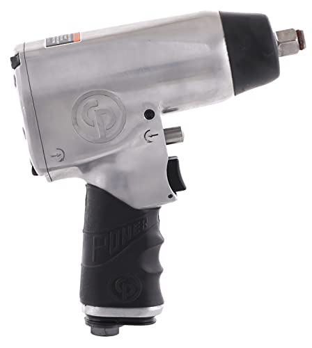 Chicago Pneumatic CP734H - 1/2 Inch Air Impact Wrench, Pistol Handle, Max Torque Reverse Output 425 ft. lbf / 576 Nm, 9,500 RPM, Pin Clutch, Industrial Tool, Automotive