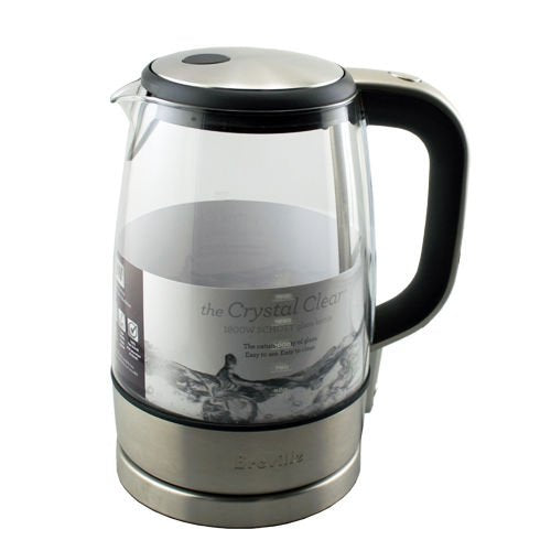 Breville The Crystal Clear 7-Cup Electric Kettle Crystal Clear Pure Glass Boil
