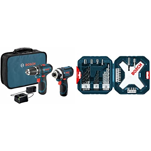 BOSCH PS31/PS41 12V Drill/Driver Kit with 34-Piece Drilling and Driving Set