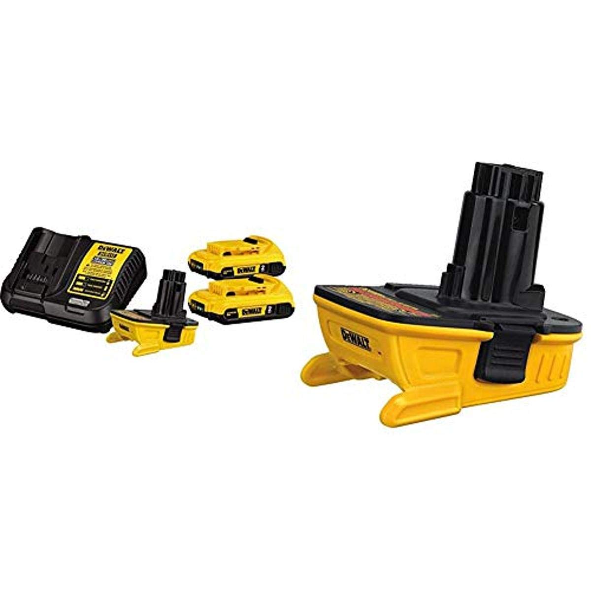 DEWALT 20V MAX Battery Adapter Kit for 18V Tools (DCA2203C) 18V to 20V Battery Adapter (DCA1820)