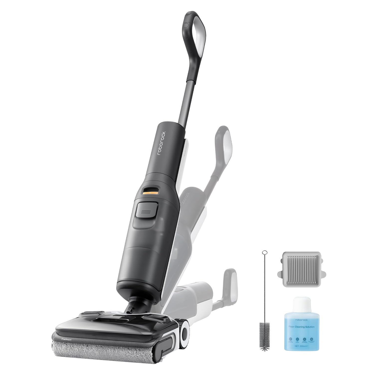 roborock F25 ALT Vacuum Mop,Wet Dry Vacuum Cleaner, Cordless Hard Floor Cleaner with 20000Pa, Smart Electric Mop with AI Assistant Wheels, 194°F Hot Air Flash Drying & Hot Water Self Cleaning Mopping