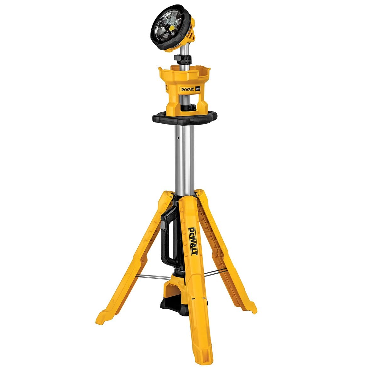 DEWALT 20V MAX LED Work Light, 3000 Lumens of Brightness with 3 Modes, Tripod Base, Bare Tool Only (DCL079B)