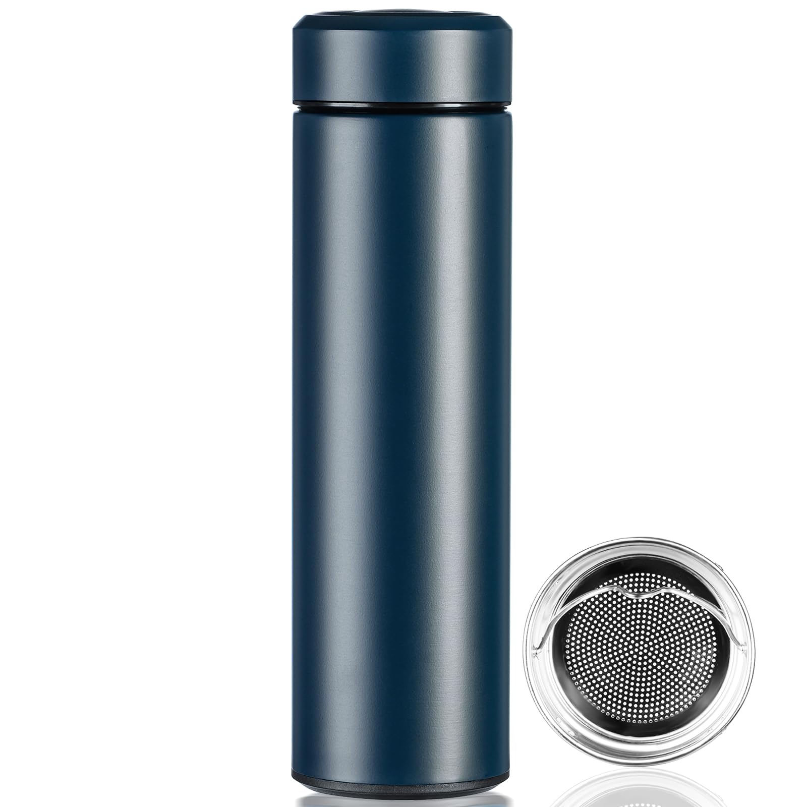 PARACITY Insulated Water Bottle,17 oz Stainless Steel Thermo, Double Wall Vacuum Water Bottle, Metal Water Bottle Keeps Hot for 12 Hrs, Cold for 24 Hrs, for Coffee, Drinks