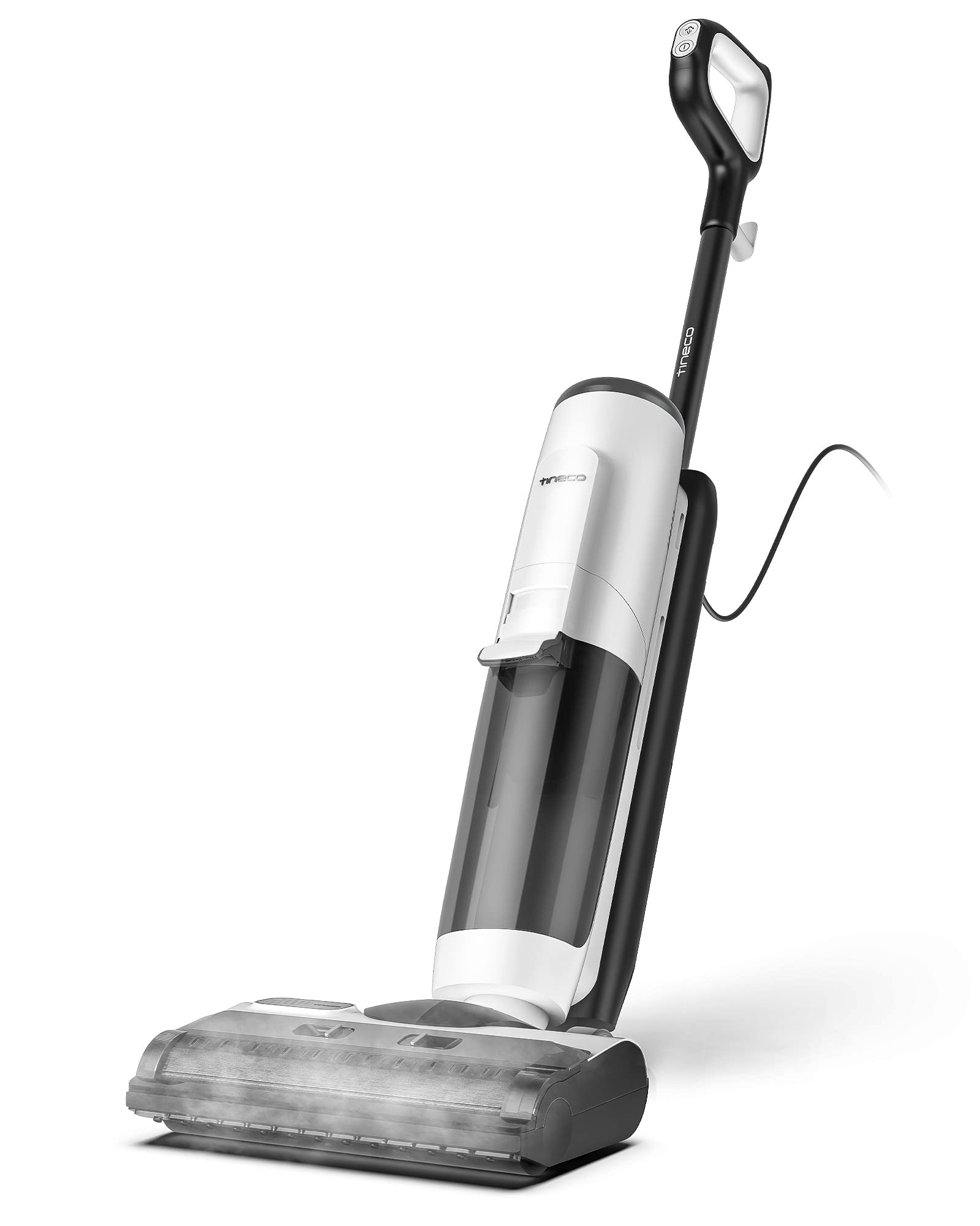 Tineco FLOOR ONE S5 Steam Corded Wet Dry Vacuum All-in-one, Hardwood Floor Cleaner Great for Sticky Messes, Smart Steam Mop for Hard Floors with Digital Display and Long Run Time