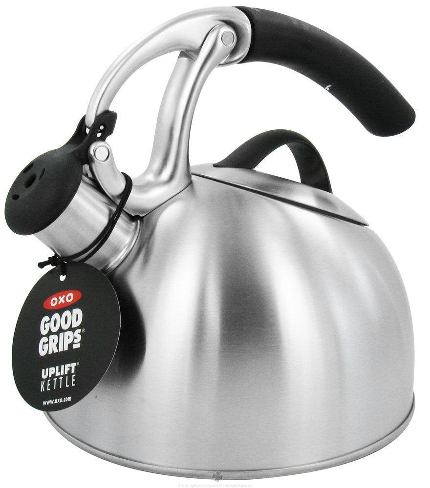 OXO BREW Uplift Tea Kettle - Brushed Stainless Steel, 2 quarts