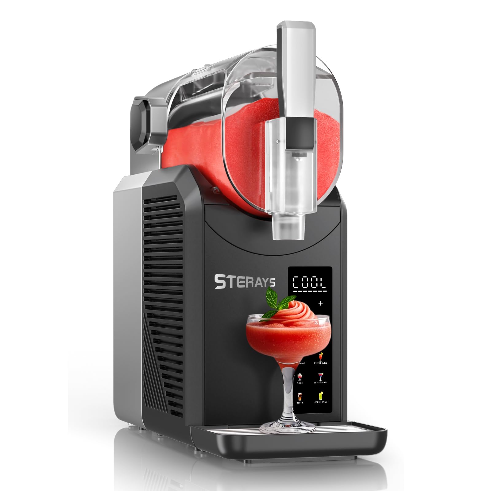 STERAYS Slushie Machine,Slushy Machine for Home,6 Preset Programs,Auto Cleaning,No Ice Needed, Frozen Drink Maker for Milk Shakes,Frappe,Margarita Smoothie,Slush,and more