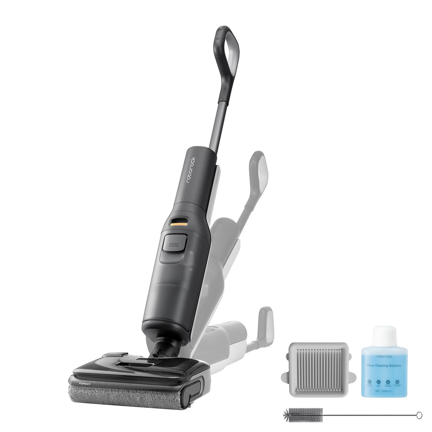 roborock F25 Wet Dry Vacuum Cleaner, Cordless Vacuum Mop All in One with 20000Pa, 194°F Hot Air Flash Drying & Hot Water Self Cleaning, Zero-Tangle Wet Mop Cleaner for Hard Floor, 180° Lie Flat