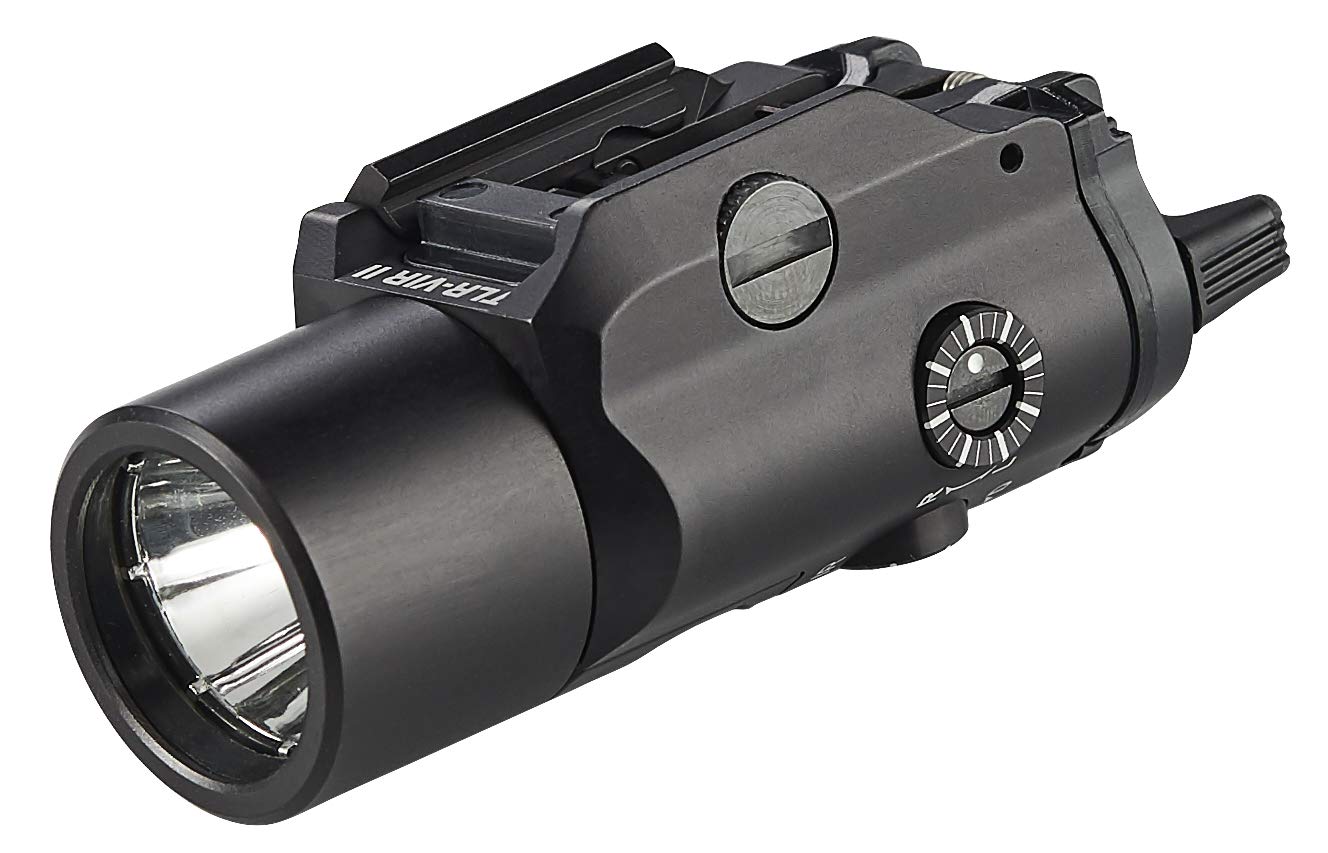 Streamlight 69192 TLR-VIR II Visible LED/IR Illuminator/IR Beam with Rail Locating Keys, Black