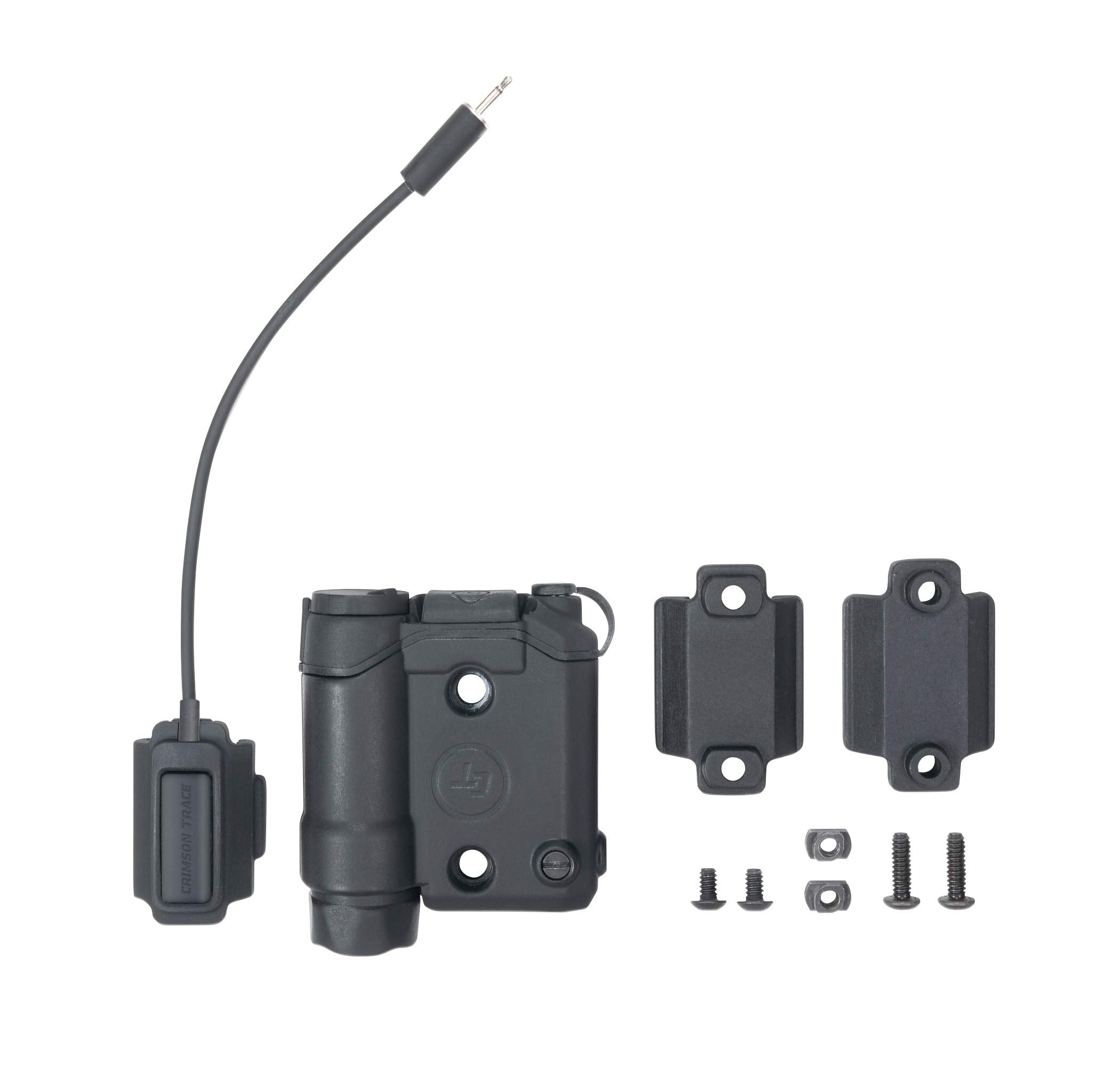Crimson Trace CMR-301 Railmaster Pro with Green Laser, Adjustable 1000 Lumen LED Flashlight and Rechargeable Battery for Shooting, Competition and Range