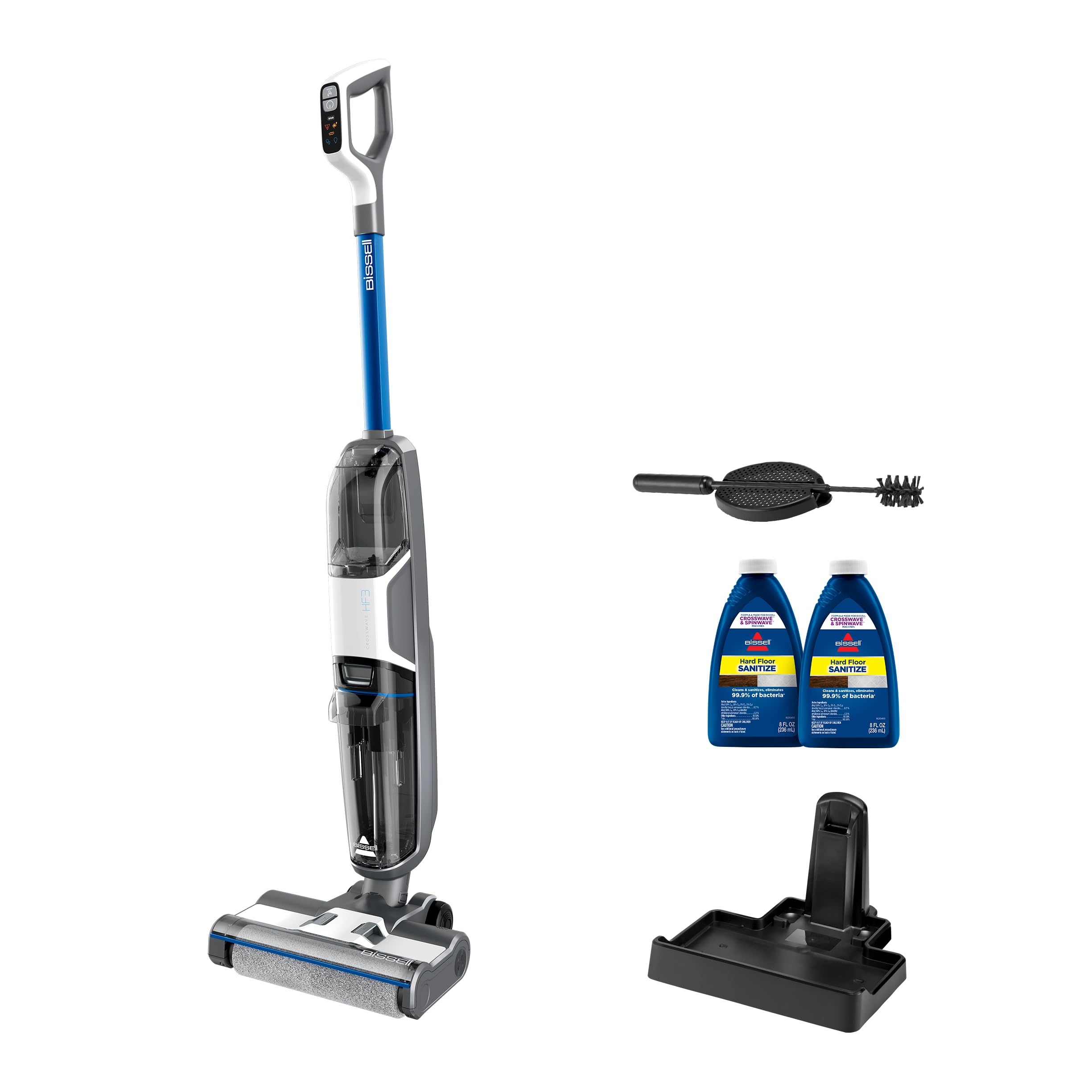 Bissell Crosswave HF3 Cordless Wet/Dry Vacuum Cleaner and Mop, Multi-Surface and Hardwood Floor Cleaner, 3649A