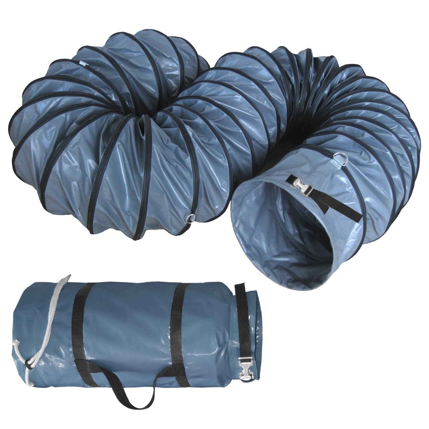 33FT Premium PVC Flexible Duct Hosing for Exhaust Fan -20 to 180°F (16 Inch ID)