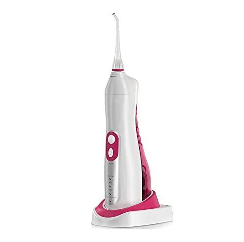 SMSOM Water Flosser Cordless for Teeth, Professional Dental Oral Irrigator, Portable and Rechargeable IPX7 Waterproof Teeth Cleaner for Home Travel, Braces and Bridges Care, 135ML Water Tank