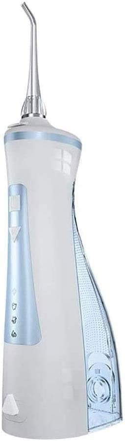 Professional Cordless Rechargeable Dental Oral Irrigator Ultra Water Jet for Teeth Braces Care IPX7 Waterproof 240ML Water Tank for Travel and Home Use