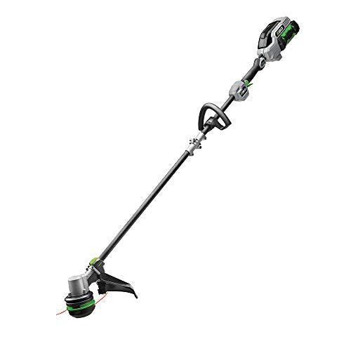 EGO POWER+ String Trimmer, Battery Powered, 15" Trimmer for Weeds and Grass with POWERLOAD and Carbon Fiber Split Shaft, Includes 56V 2.5Ah Battery and Charger - ST1521S