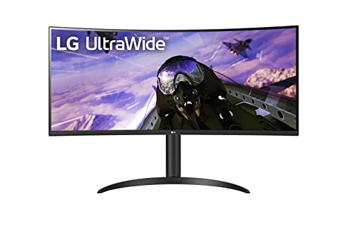 LG 34BP65C-B 34” 21:9 QHD UltraWide™ Curved Monitor with 1ms MBR, HDR10, 160Hz Refresh Rate & AMD FreeSync™ Premium, Black