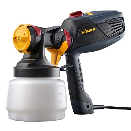 Wagner Spraytech 0529011 FLEXiO 570 Handheld HVLP Paint Sprayer, Sprays Most Unthinned Latex, Includes iSpray Nozzle, Complete Adjustability for All Needs Multi-Colored