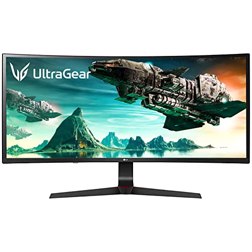 LG 34GL750-B 34 Inch 21: 9 Ultragear Curved Wfhd (2560 X 1080) IPS 144Hz G-SYNC Compatible Gaming Monitor,Black