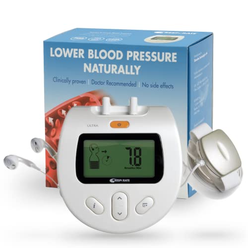 RESPeRATE Ultra Blood Pressure Lowering Device - Doctor Recommended Non-Drug Medical Device - Clinically Proven to Lower Blood Pressure Naturally - Just 15 Minutes a Day