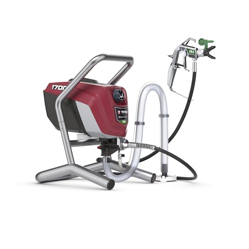 Titan Tool 0580009 ControlMax 1700 High Efficiency Airless Paint Sprayer, HEA Technology decreases Overspray by up to 55% While Delivering Softer Spray