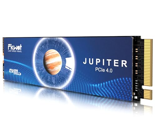 Fikwot FX991 M.2 SSD 4TB NVMe SSD M2 2280 PCIe Gen 4x4, Read Up to 7300MB/s, Internal Solid State Drive for PS5 Laptop Desktop 3D QLC NAND
