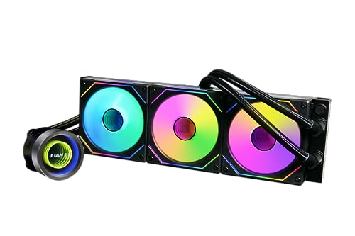 Lian Li Galahad II Trinity 360MM- AIO CPU Liquid Cooler -Pre-Installed ARGB Daisy-chainable Radiator Fans or UNI Fan SL-INF Fans - for Intel® LGA 1700, 1200, 115X, AMD® AM5/AM4 Sockets (GA2T36INB.US)