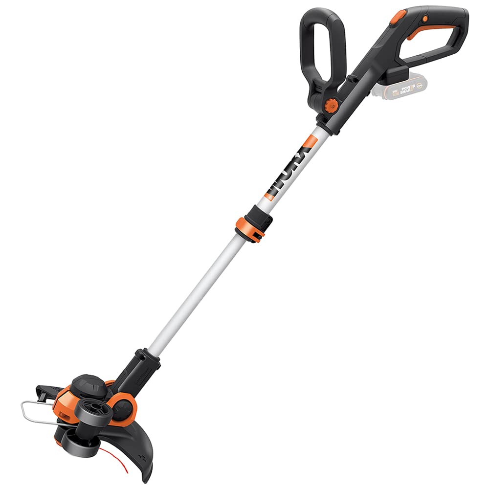 WORX WG163E.9 2-in-1 Wireless Edge Trimmer, 20V WG163E.9, Diameter 30 cm, Transforms into Edging Edging, Removable Handle, Protective Cover, Removable Head 90°, Delivered Without Battery or Charger