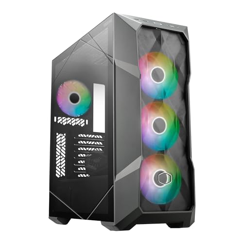 Cooler Master TD500 MAX ATX Mid-Tower Case, Custom Atmos 360 MAX AIO, GX II Gold 850W ATX 3.0 PSU, Mobius 120P ARGB PWM Fan, Type C, Two-Stage Power Connector, Pre-Routed Cable Management