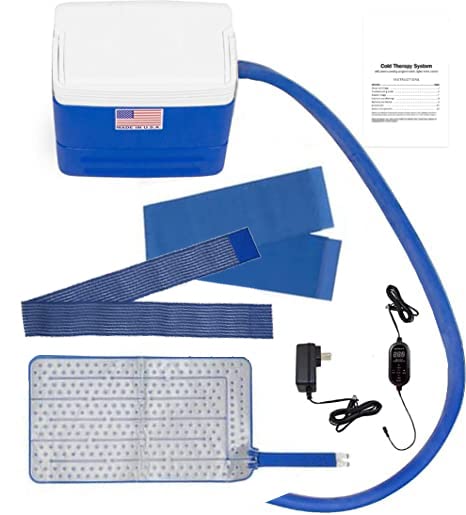 Polar Active Ice 3.0 | 9 QT Cold Therapy Ice Machine | Programmable Timer | Extended Coverage Hip Pad | Cryotherapy Pain Relief System | Ace Bandage Style Compression