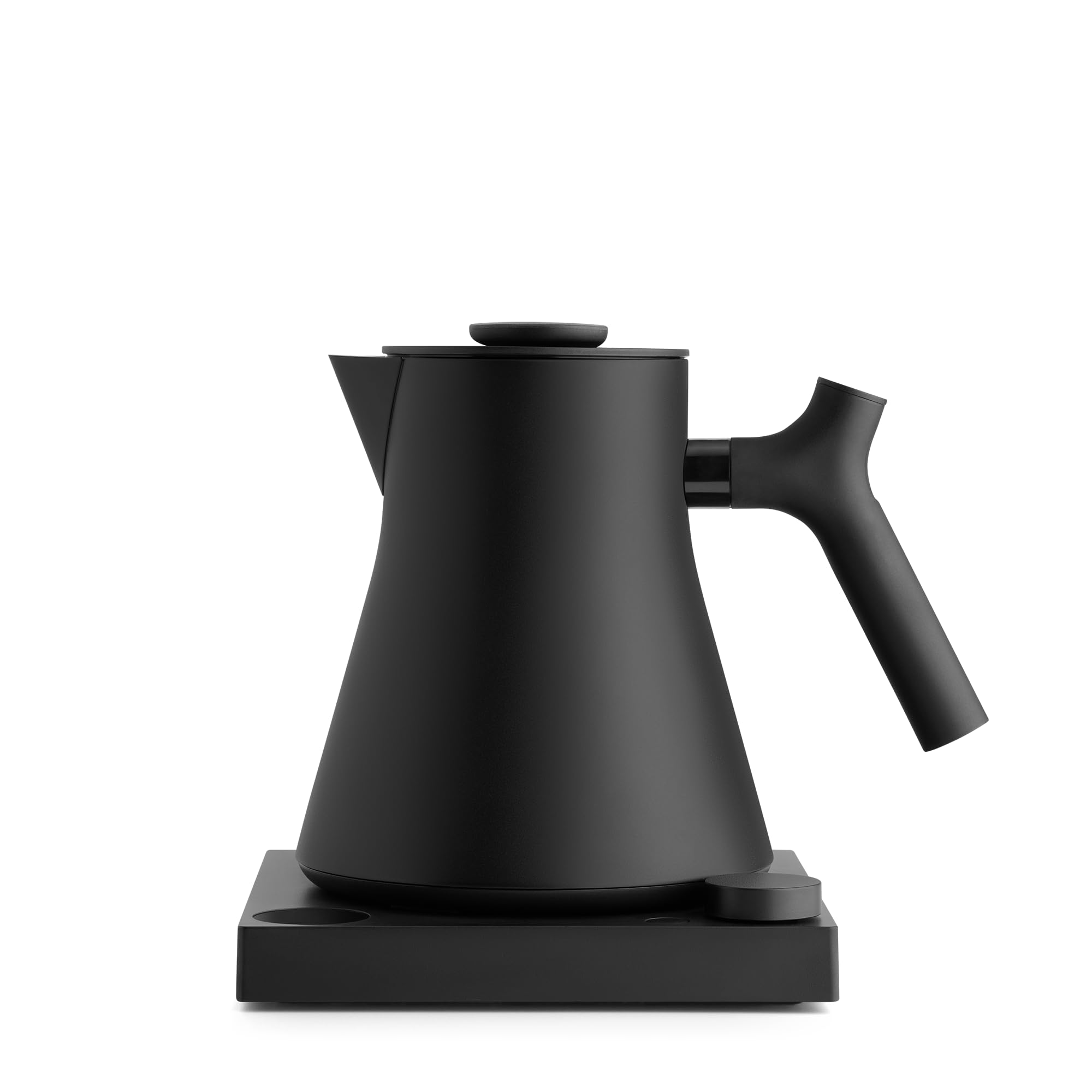 Fellow Corvo EKG Pro Electric Tea Kettle - Quick Heating, Precise Temperature Control Electric Kettle, Scheduling, Built-in Brew Timer for Boiling Water - Matte Black - 0.9 Liter