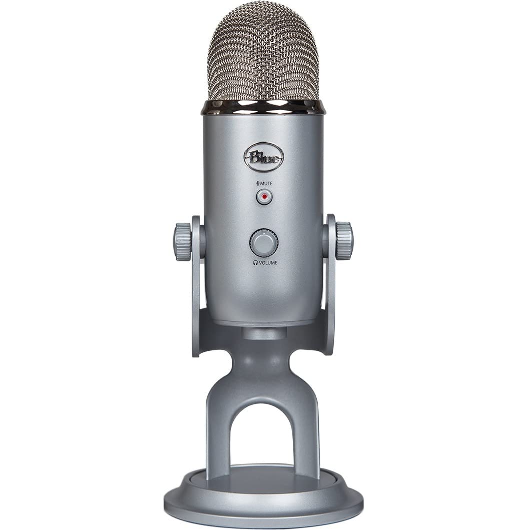Blue Yeti USB Microphone for PC & Mac, Gaming, Podcast and Streaming Microphone, 10 Year Anniversary Edition with Custom Finish & Multiple Pickup Patterns