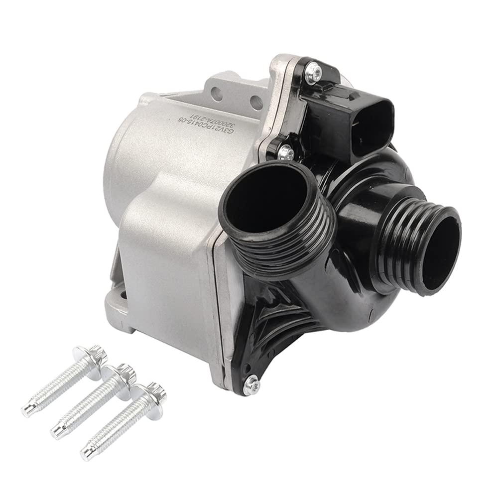 Electric Engine Water Pump w/Bolts 11517632426 Replacement for BM-W E60 E61 E82 E88 E90 F01 640i 535i 740i 740Li 135i 335i 335is 335xi 535xi 135is X1 X3 X4 X5 X6 Z4 3.0L L6#11517586929 A2C59514607