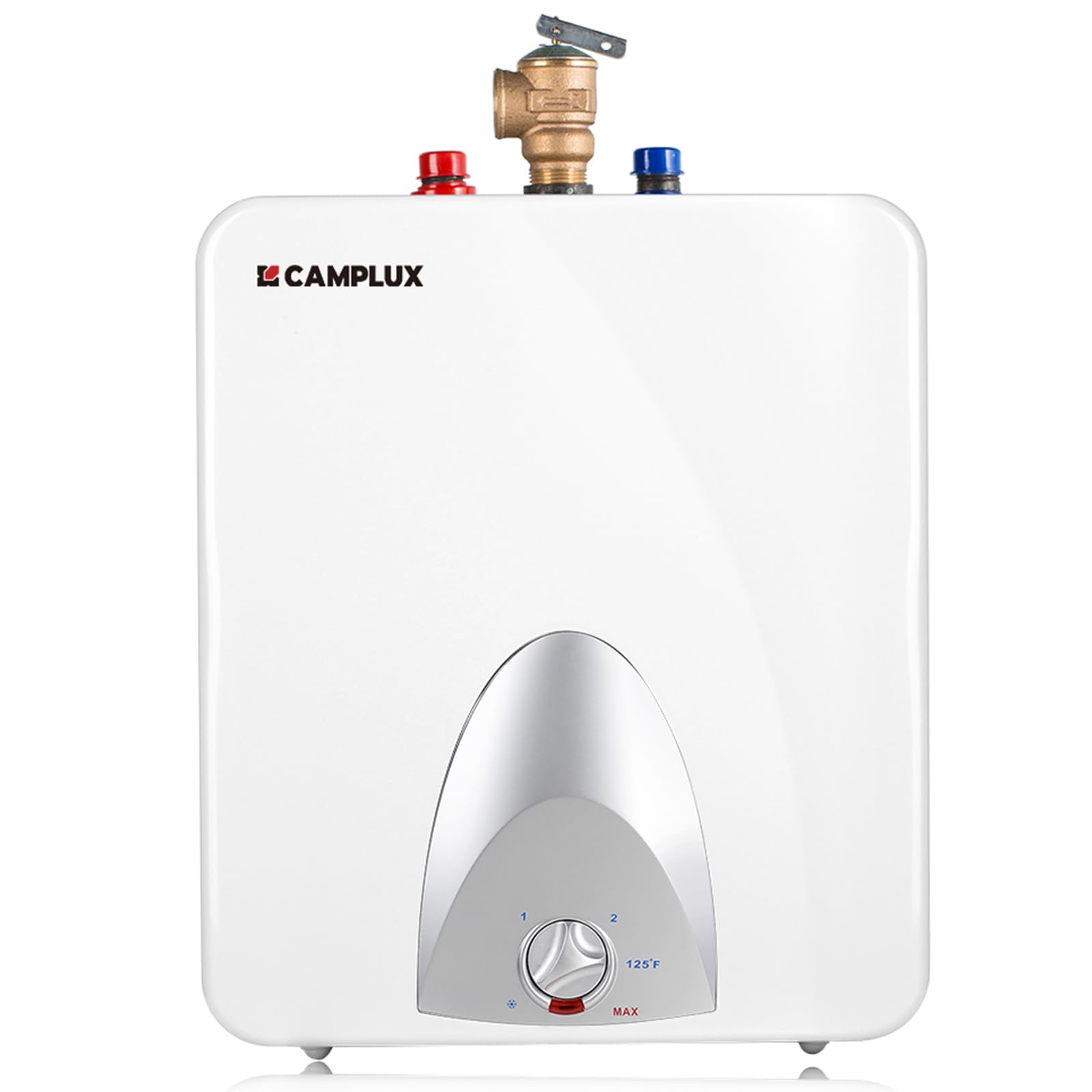 CAMPLUX Electric Hot Water Heater 6 Gallons, 120-Volt Corded 1440W Point of Use Mini-Tank Electric Water Heater, Wall or Floor Mounted, UL Listed ME60