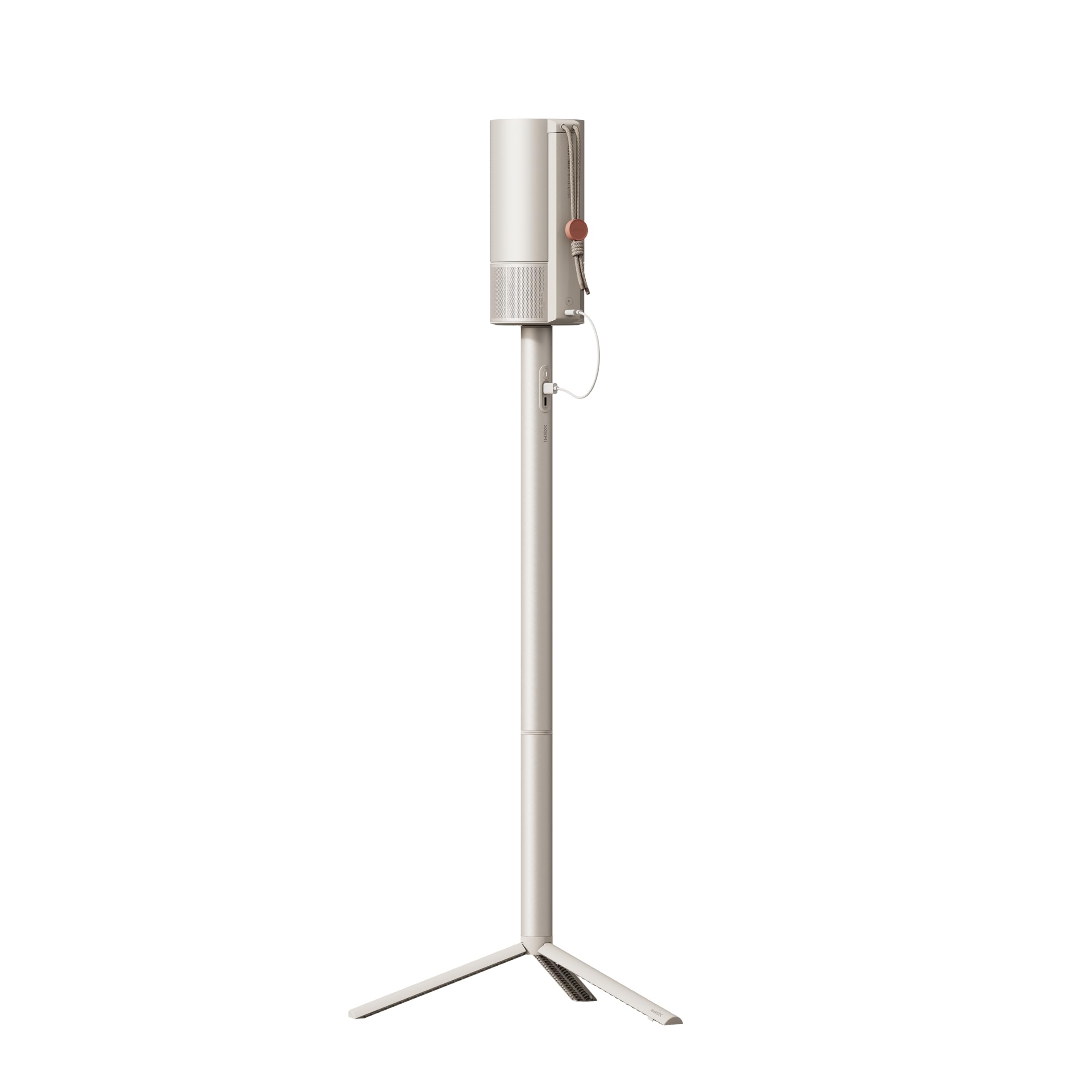 XGIMI MoGo 3 Pro NEW Outdoor Projector with PowerBase Stand, 2.5hrs Battery, Google TV with Licensed Netflix, Build-in Adjustable Stand, 450 ISO Lumens, ISA 2.0, 2 x 5W Harman Kardon