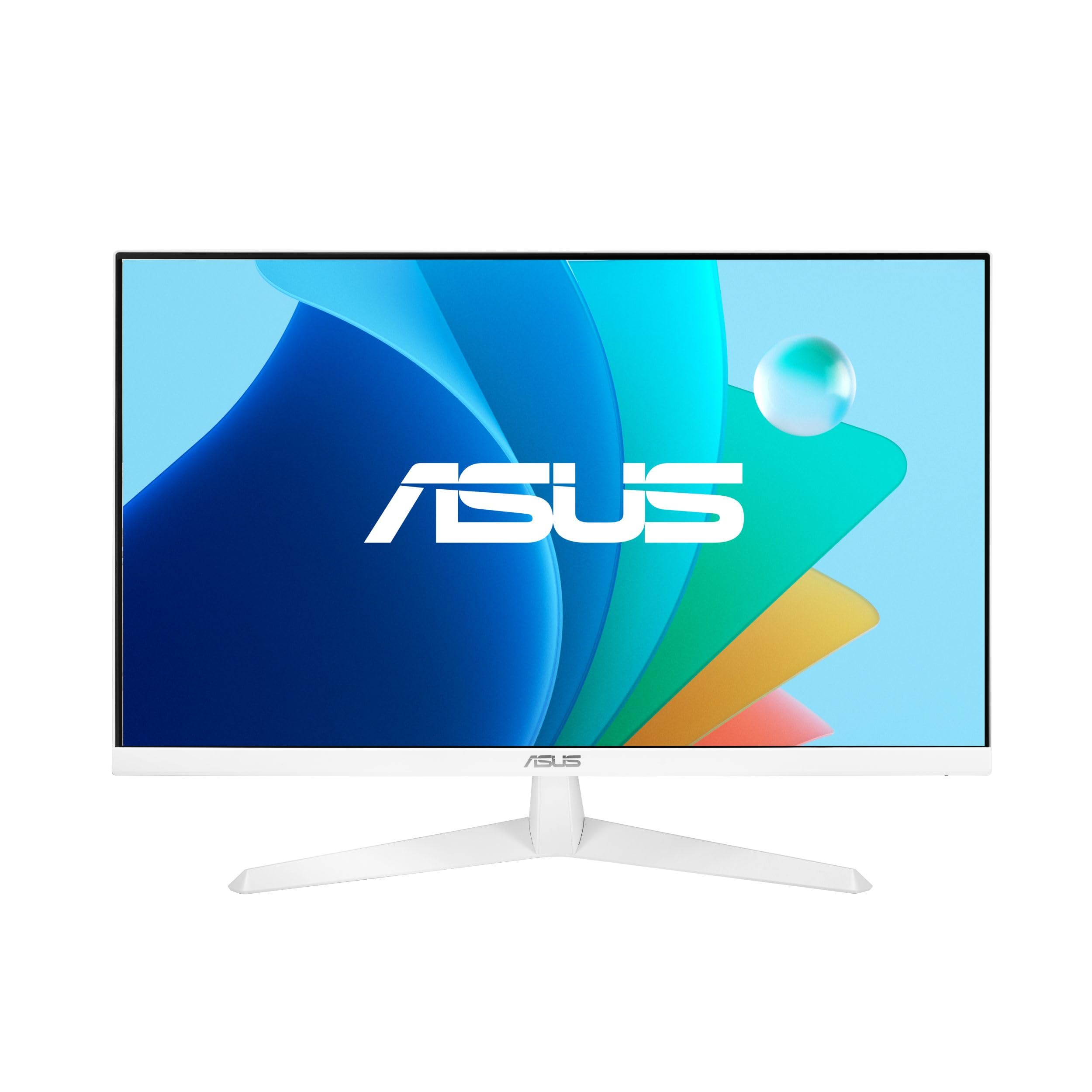 ASUS 27” 1080P Eye Care Monitor (VY279HF-W) - FHD, IPS, 100Hz, 1ms, Adaptive Sync, for Working and Gaming, Eye Care Plus technology, Blue Light Filter, Flicker Free, DisplayWidget Center, 3yr warranty