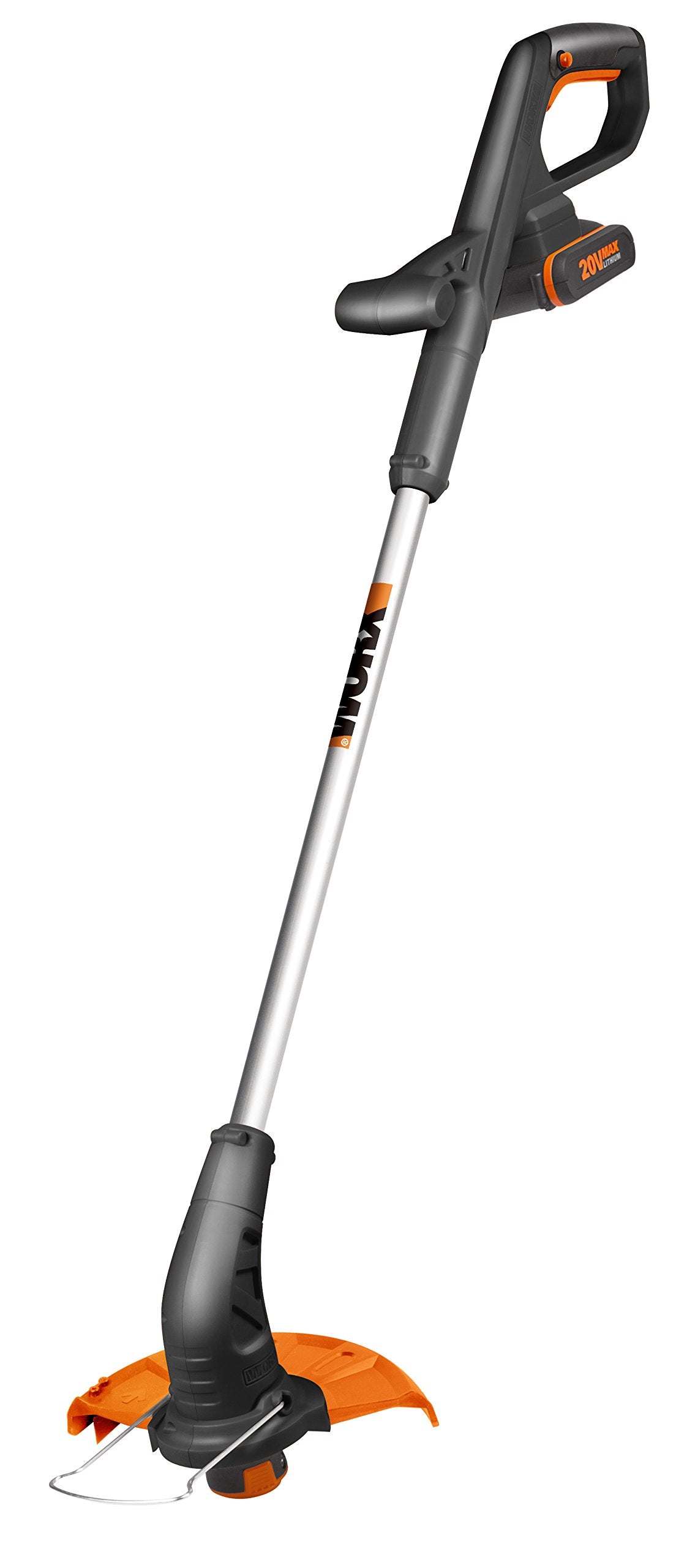 WORX - Lithium-Ion cordless trimmer/edger - 20V - Ø25cm - WG157E (Protective cover and wire spool - version with battery and charger, compatible with PowerShare tools and batteries)