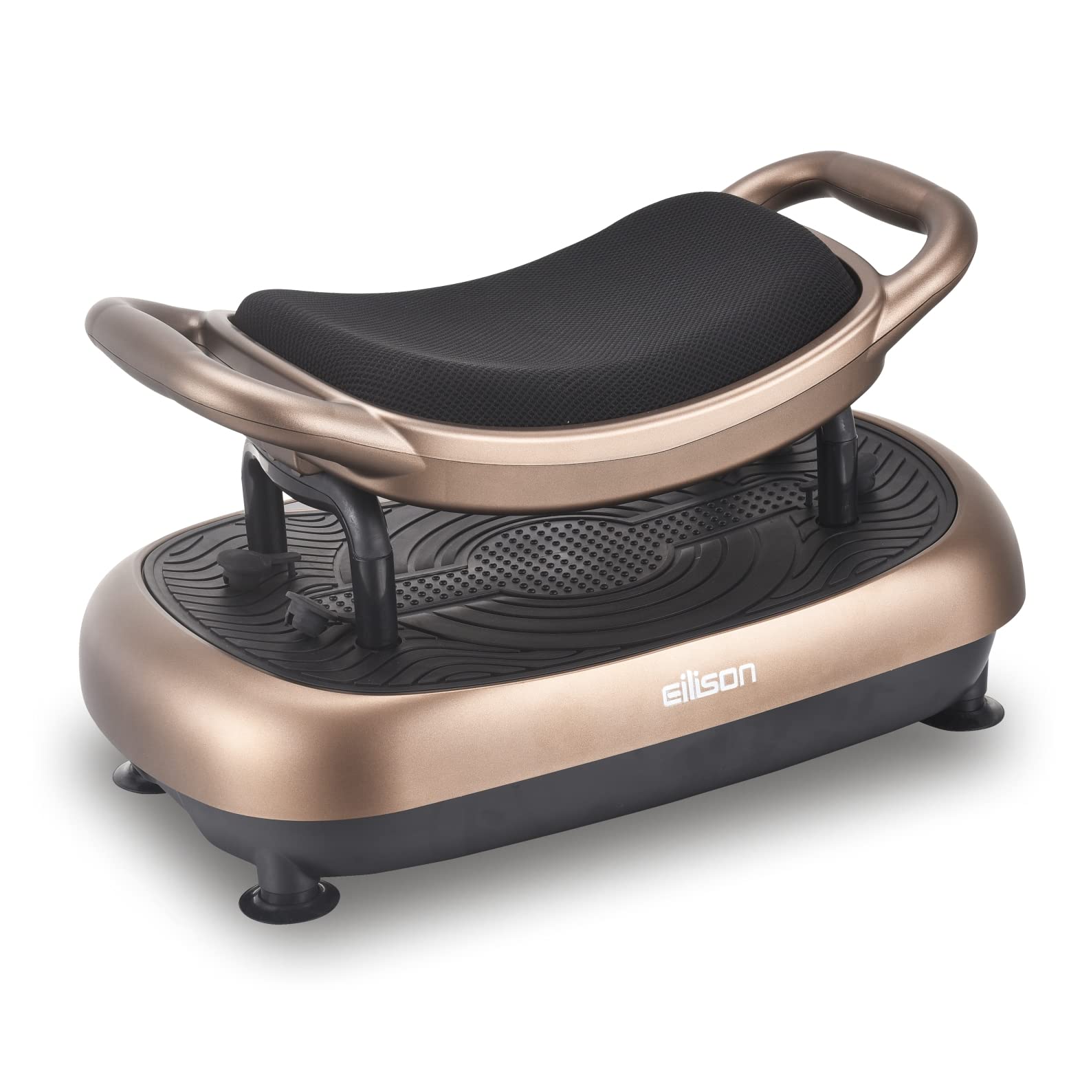 EILISON FITABS 3D Vibration Plate Exercise Machine - Ocsillation, Pulsation + 3D Motion Vibration Platform | Whole Body Viberation Machine for Lymphatic Drainage, Weight Loss, Recovery (Fitabs Brown)