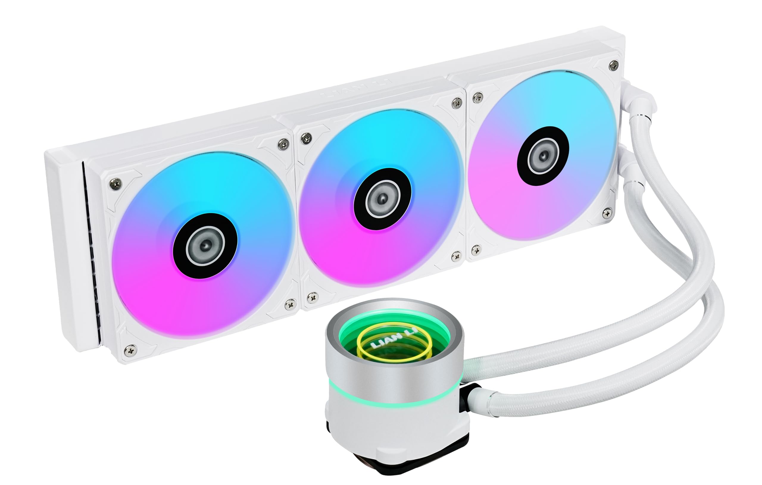 Lian Li Galahad II Trinity 360mm All-in-One ARGB CPU Liquid Cooler - White