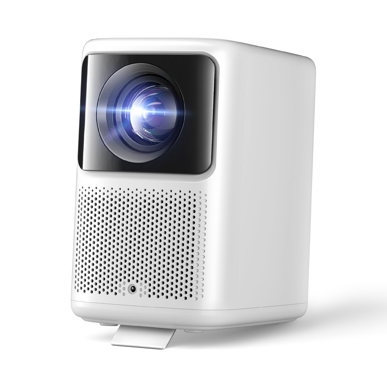 Dangbei N2 Portable Projector 1080P, GTV, 400 ISO Lumens, Netflix Officially-Licensed, 120-Inch Picture, Home Projector with WiFi and Bluetooth with Dual 6W Dolby Audio Speaker, Auto Focus (White)