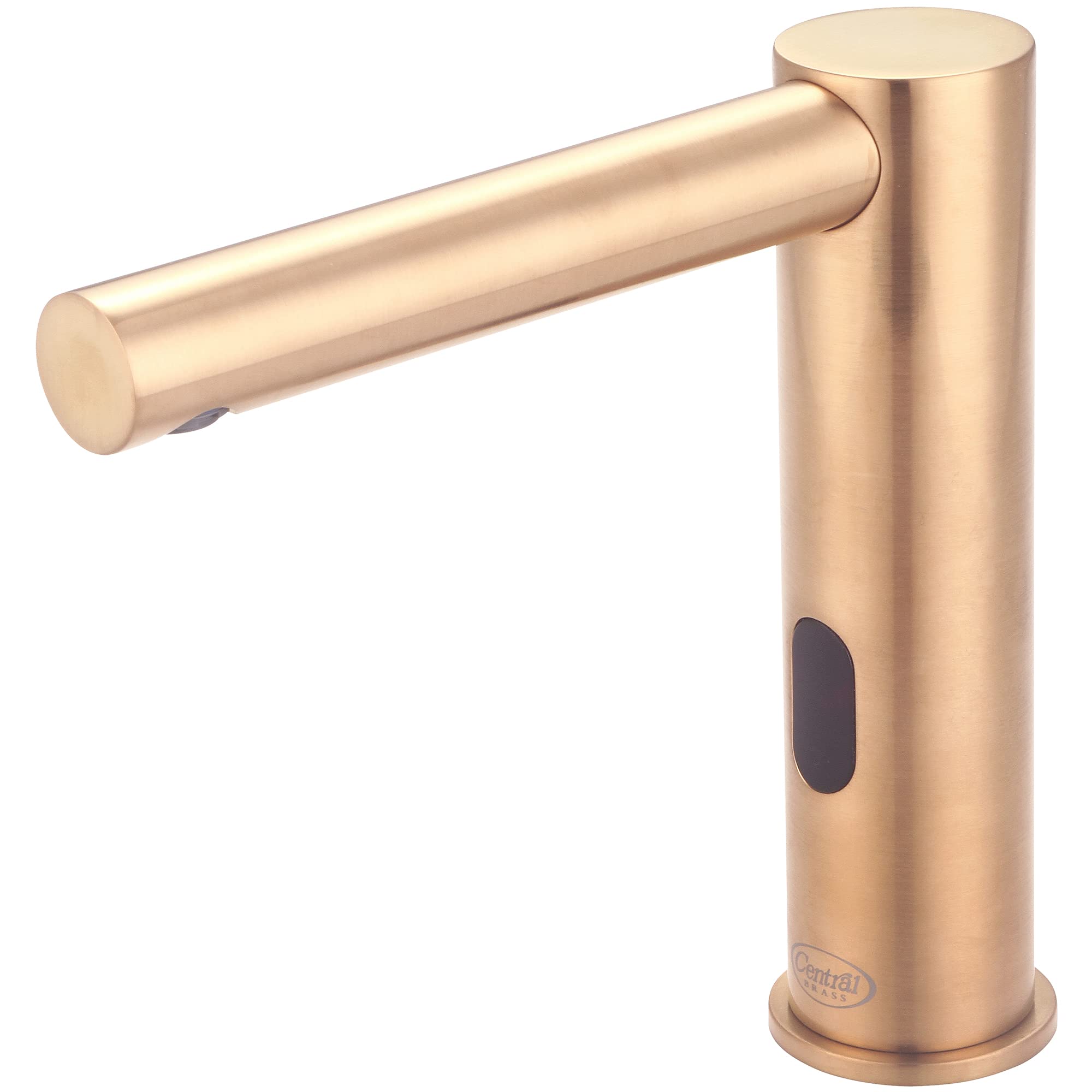 Central Brass 2098-BG Central Brass Single Hole Deck Mount Electronic Sensor Faucet PVD Brushed Gold