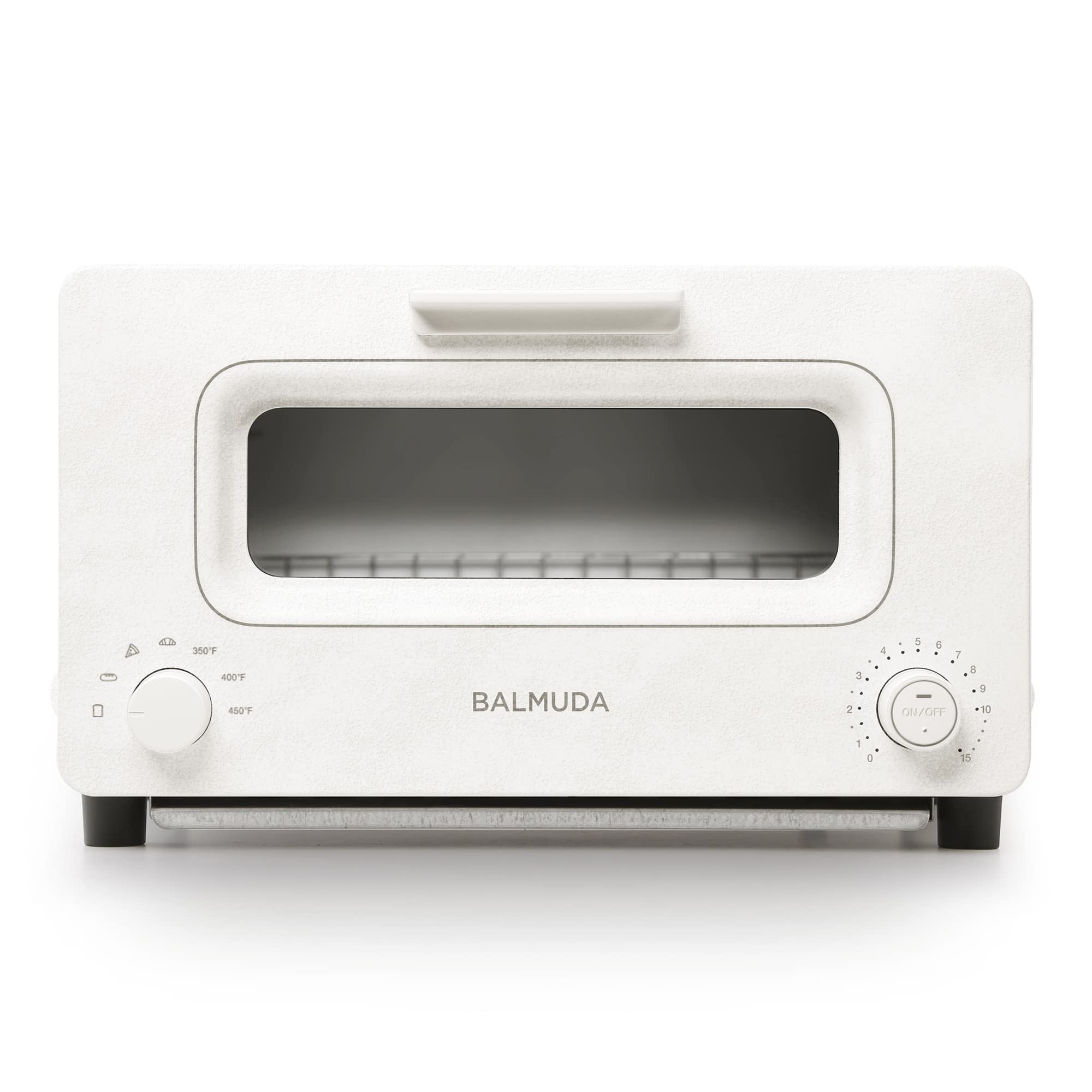 BALMUDA The Toaster | Steam Oven Toaster | 5 Cooking Modes: Sandwich Bread, Artisan Bread, Pizza & Pastry, Oven | Precise Heat Control | Steam Technology | Baking Pan | US Version | White