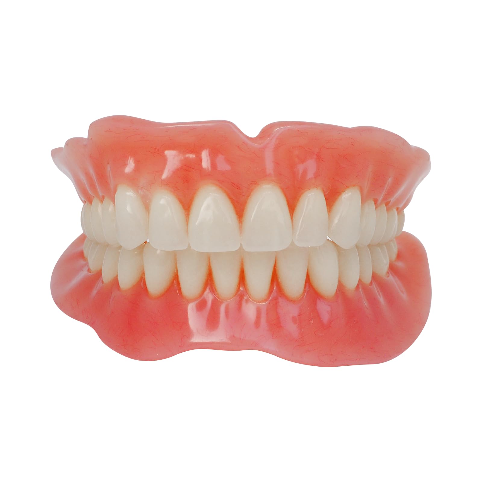 Denture Kit, Functional Homemade Denture Combo, Full Set of Top and Bottom Fake Teeth, Improve Smile, Eat & Drink, Long or Short-term denture solution