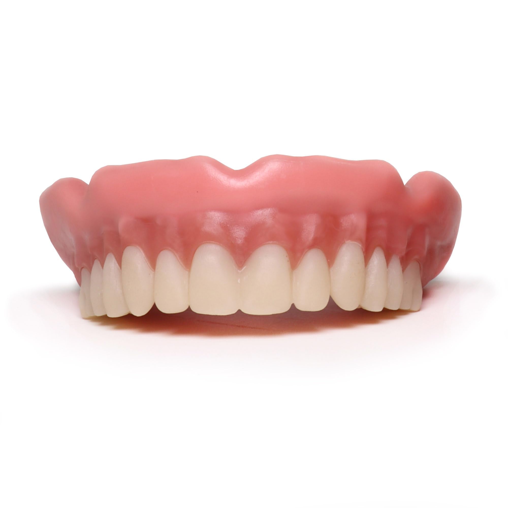 Easy Denture: Self-fit at Home in Mins, Boil-&-Bite Functional Denture, Adjusts for Narrow or Wide Arches, Long-term or temporary Solution, Eat, Drink and Smile Confidently, Med/Large Denture, Upper