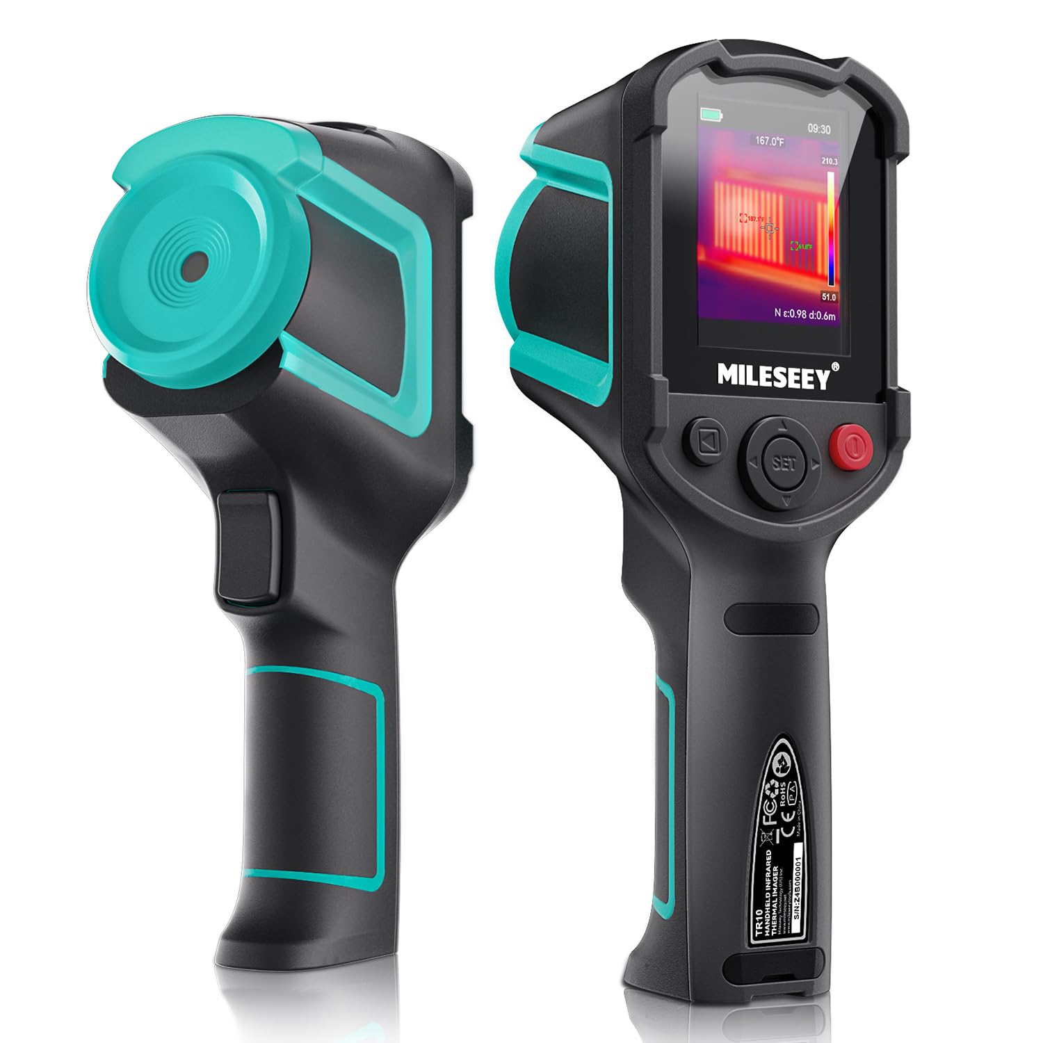 MILESEEY TR10 Thermal Imaging Camera,Super Resolution 240 x 240 Thermal Camera,25 Hz Refresh Rate, -4°F to 1022°F Handheld Infrared Imager,8-Hour Battery Life Infrared Camera