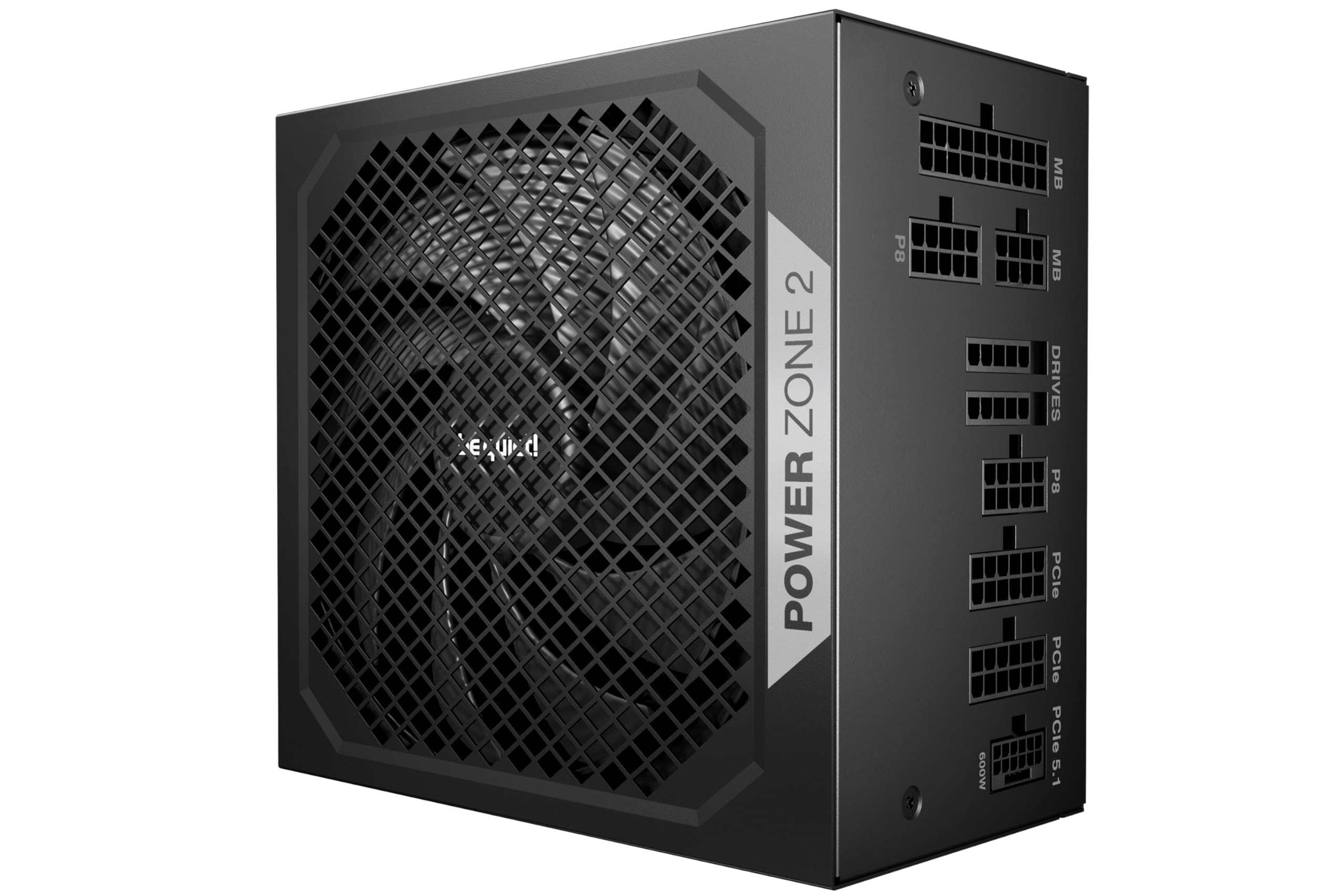 be quiet! Power Zone 2 750W ATX 3.1 PSU | 80 Plus and Cybenetics Platinum Efficiency | Zero RPM Low-Noise Power Supply | PCIe 5.1 Ready | Black | BP006US