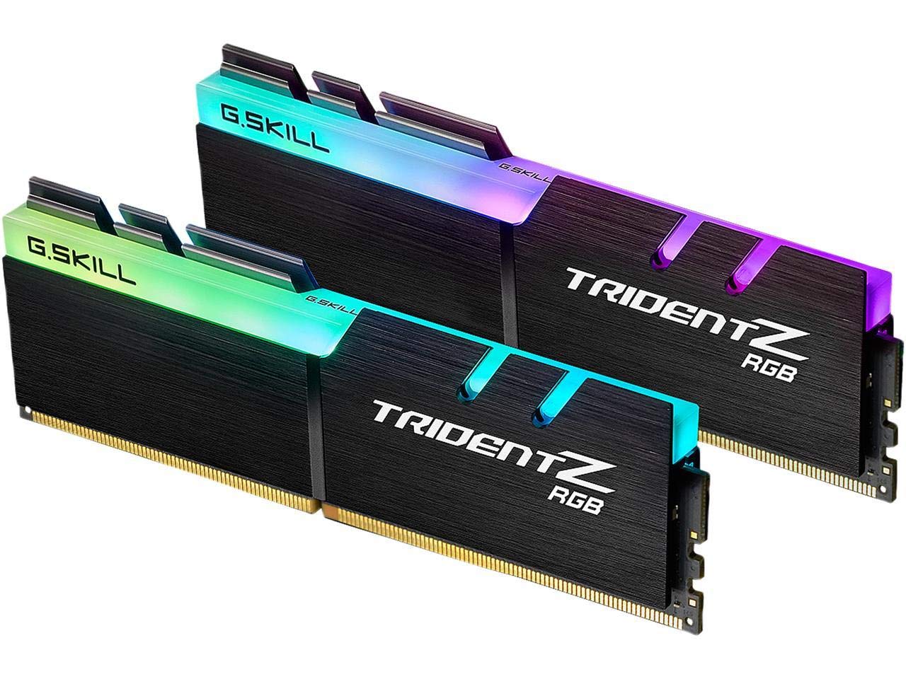 G.SKILL Trident Z RGB Series (XMP) DDR4 RAM 64GB (2x32GB) 3200MT/s CL16-18-18-38 1.35V Intel AMD Desktop Computer Memory UDIMM (F4-3200C16D-64GTZR)