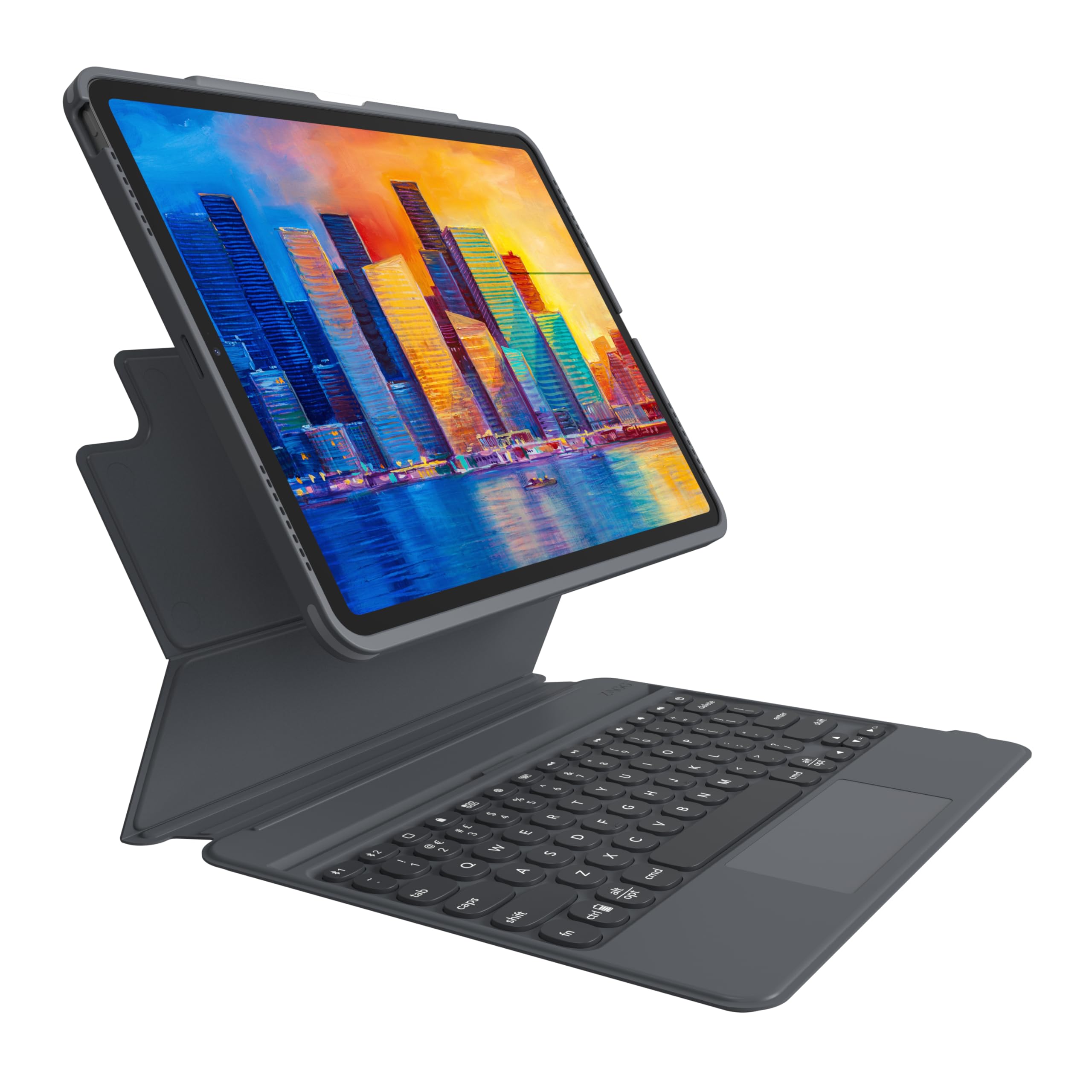 ZAGG Pro Keys Wireless Keyboard & Detachable Case for iPad Pro 12.9 - Backlit Keys, Apple Pencil Holder, 6.6ft Drop Protection